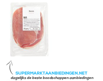 Bacon aanbieding