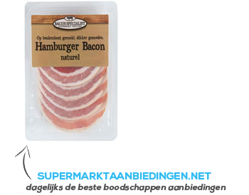 Baconspecialist Hamburger bacon