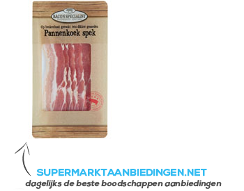 Baconspecialist Pannenkoeken spek aanbieding