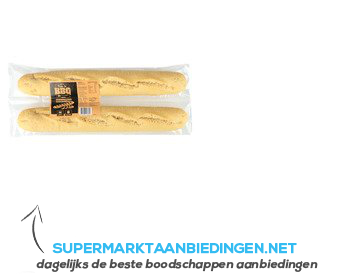 Bakkersland BBQ stokbrood wit (afbak) aanbieding