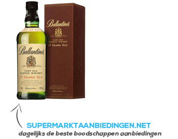 Ballantine's Very old Scotch whisky 17 years aanbieding