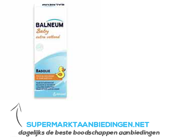 Balneum Badolie extra vettend baby aanbieding