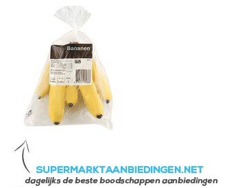 Bananen zak aanbieding