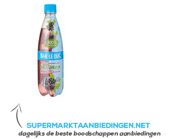 Bar le Duc Fruitwater berries-guarana aanbieding