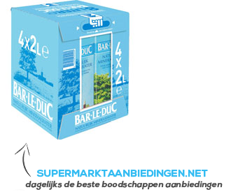 Bar le Duc Mineraalwater koolzuurvrij aanbieding