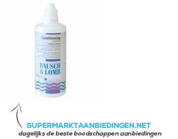 Bausch & Lomb Conditioning solution aanbieding