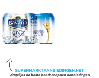 Bavaria 0.0% wit aanbieding