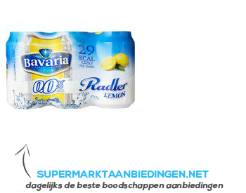 Bavaria Radler 0.0% lemon aanbieding