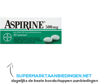 Bayer Aspirine tabletten 500 mg aanbieding