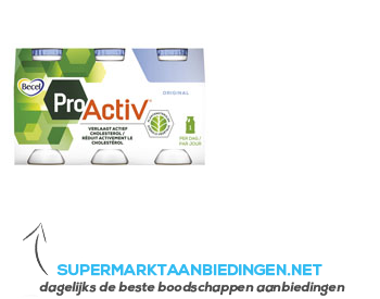 Becel Pro.activ mini drinks original aanbieding