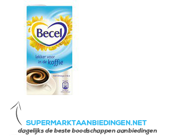 Becel Voor in de koffie pak aanbieding