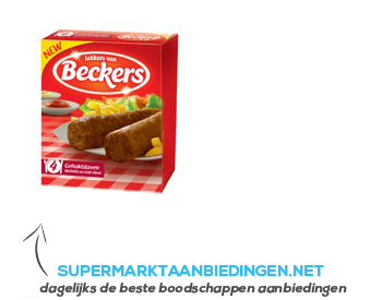 Beckers Gehaktstaven aanbieding