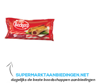 Beckers Worstenbroodjes aanbieding