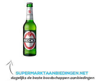 Becks Beer aanbieding