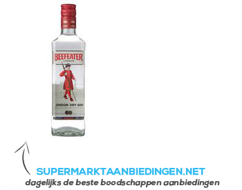 Beefeater London dry gin aanbieding