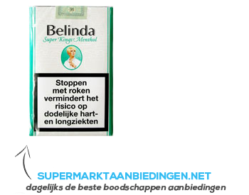 Belinda Super kings menthol aanbieding