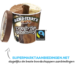 Ben & Jerry's ijs dough-ble whammy aanbieding