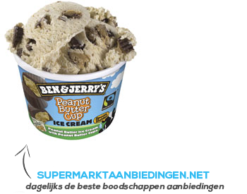 Ben & Jerry's ijs peanutbutter me up aanbieding