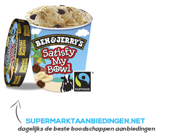 Ben & Jerry's Satisfy my bowl aanbieding