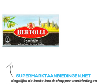 Bertolli Margarine ongezouten aanbieding