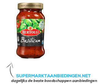 Bertolli Pastasaus tomaat & basilicum aanbieding