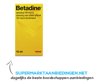 Betadine Oplossing aanbieding