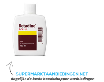 Betadine Scrub aanbieding