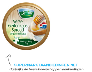 Bettine Geitenkaas spread honing aanbieding