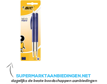 Bic Balpen M10 blauw aanbieding