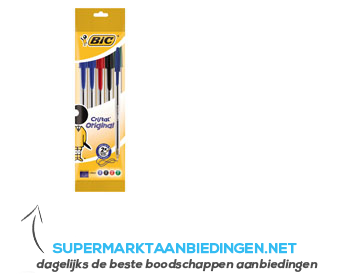 Bic Cristal medium ballpen aanbieding