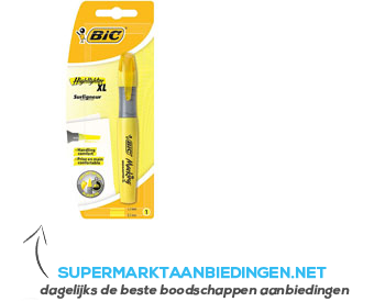 Bic Highlighter xl geel aanbieding