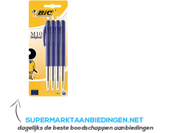 Bic M10 balpennen clic aanbieding