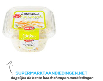 Bieze Rauwkost coleslaw aanbieding