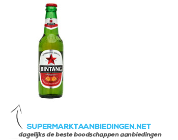 Bintang Beer aanbieding