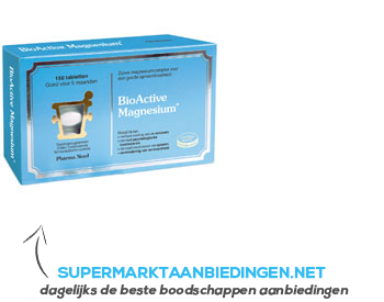 Bio Active Magnesium tabletten aanbieding