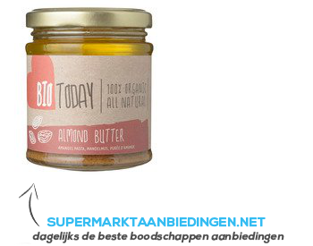 Bio Today Amandelpasta naturel pot aanbieding