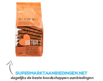 Bio Today Spelt speculoos aanbieding