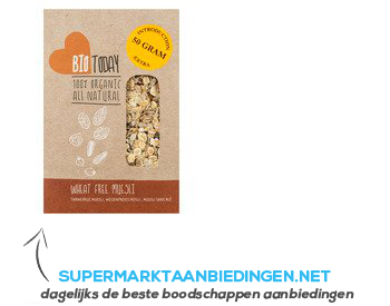 Bio Today Tarwevrije muesli biologisch