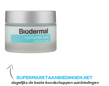 Biodermal Dag gelcrème vochtarme huid aanbieding