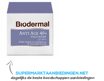 Biodermal Dagcrème anti-age 40 aanbieding