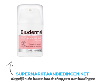 Biodermal Dagcrème gevoelige huid aanbieding