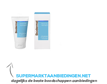 Biodermal Face gel diepreinigend aanbieding