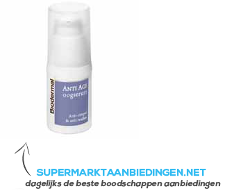 Biodermal Oogserum anti-age aanbieding