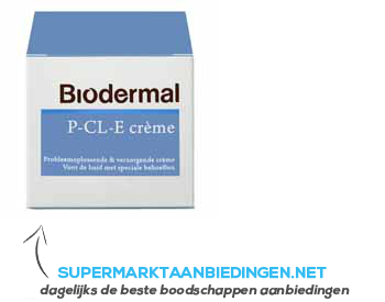 Biodermal P-CL-E crème aanbieding
