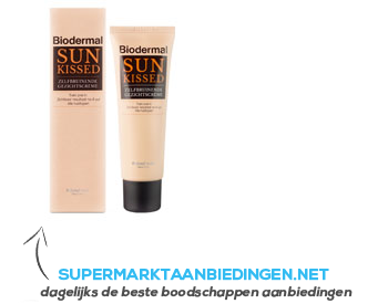 Biodermal Sun kissed creme gezicht aanbieding