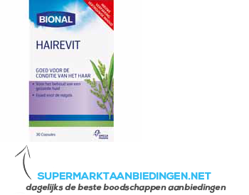 Bional Hairevit capsules aanbieding