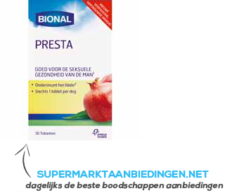 Bional Presta man aanbieding