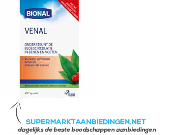 Bional Venal caps aanbieding