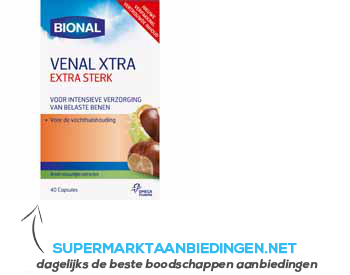 Bional Venal xtra capsules aanbieding
