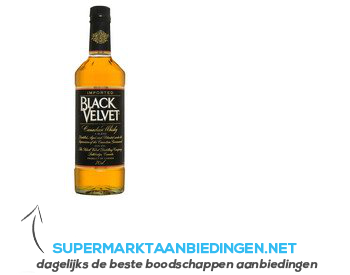Black Velvet Blended Canadian whisky aanbieding